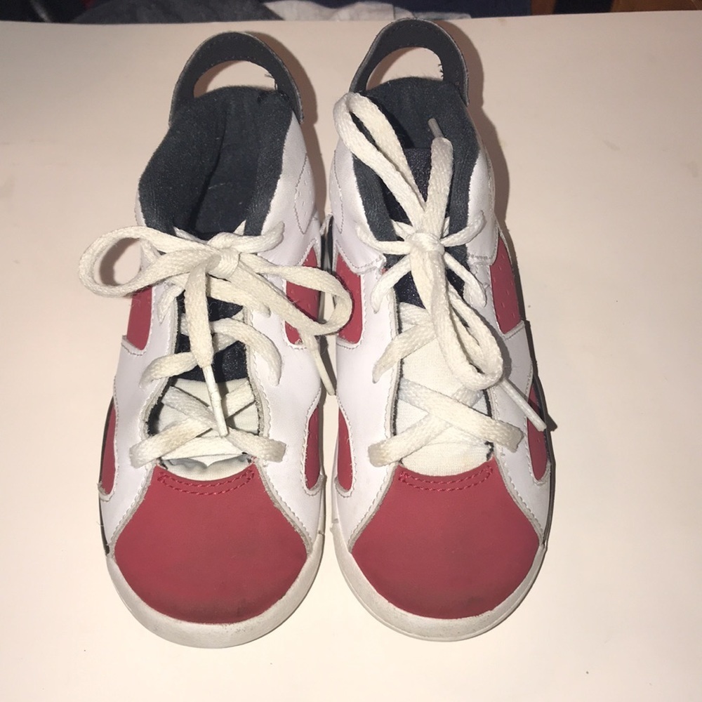 Boy’s Jordan 6 Retro TD Carmine 2021 Sneakers